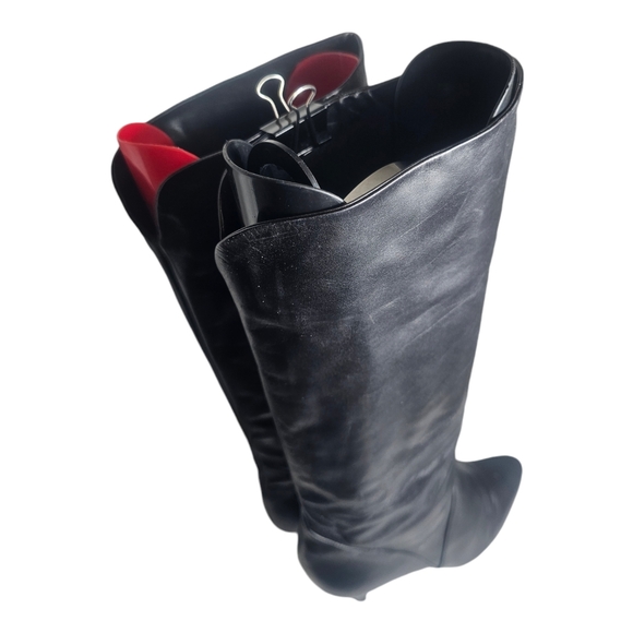 Vintage Hunt Club Pull On Boots Black Leather 8M - Picture 2 of 8